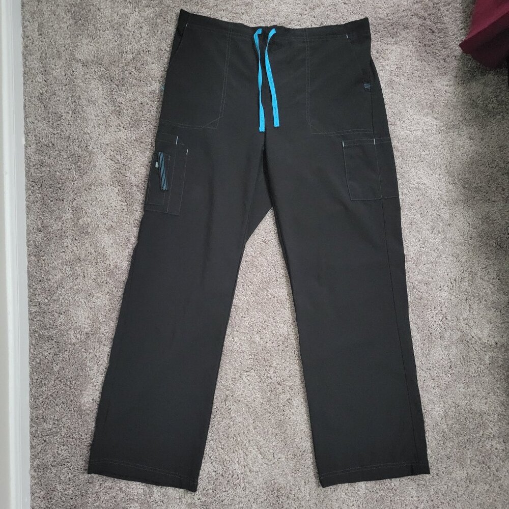 Carhartt Women's Force Black Scrub Bottoms Large